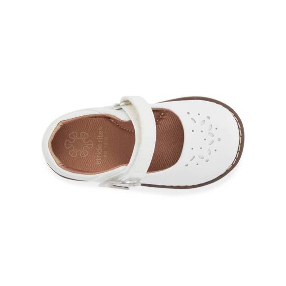 NEW STRIDE RITE girls\' mara mary jane shoe in white